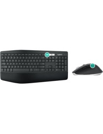Logitech® MK850 Performance Wireless Keyboard and Mouse Combo - USB Wireless Bluetooth/RF Keyboard - USB Wireless Bluetooth/RF M