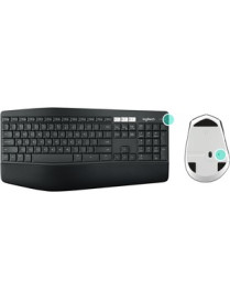 Logitech® MK850 Performance Wireless Keyboard and Mouse Combo - USB Wireless Bluetooth/RF Keyboard - USB Wireless Bluetooth/RF M