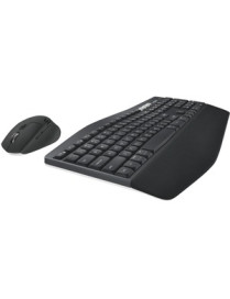 Logitech® MK850 Performance Wireless Keyboard and Mouse Combo - USB Wireless Bluetooth/RF Keyboard - USB Wireless Bluetooth/RF M