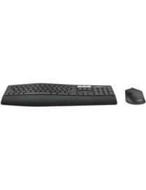 Logitech® MK850 Performance Wireless Keyboard and Mouse Combo - USB Wireless Bluetooth/RF Keyboard - USB Wireless Bluetooth/RF M