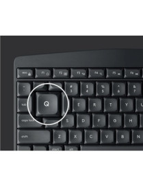 Logitech® MK850 Performance Wireless Keyboard and Mouse Combo - USB Wireless Bluetooth/RF Keyboard - USB Wireless Bluetooth/RF M