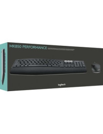 Logitech® MK850 Performance Wireless Keyboard and Mouse Combo - USB Wireless Bluetooth/RF Keyboard - USB Wireless Bluetooth/RF M