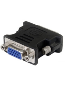 StarTech.com DVI to VGA Cable Adapter - Black - M/F - Connect your VGA Display to a DVI-I source - 6ft dvi to vga adapter - dvi 
