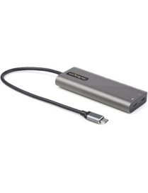 StarTech.com USB C Multiport Adapter, USB-C to HDMI or mDP 4K 60Hz, 100W PD Pass-Through, 4x 10Gbps USB, USB Type-C Mini Dock, w