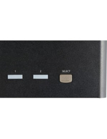 StarTech.com 2 Port Triple Monitor DisplayPort KVM Switch 4K 60Hz UHD HDR, DP 1.2 KVM Switch, 2-Pt USB 3.0 Hub, 4x USB HID, Audi