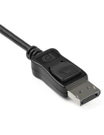 StarTech.com DisplayPort to VGA Adapter, Active DP to VGA Converter, 1080p Video DP to VGA Monitor Dongle, Latching DP Connector