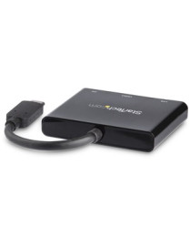 StarTech.com USB C Multiport Adapter with HDMI 4K & 1x USB 3.0 - PD - Mac & Windows - USB Type C All in One Video Adapter - Expa