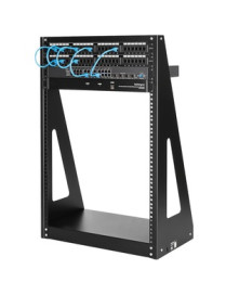 StarTech.com Heavy Duty 2-Post Rack - Open-Frame Server Rack - 16U - Store your server, network and telecom devices in this stur
