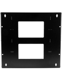 StarTech.com 8U Wallmount Server Rack with Built-in Shelf - Solid Steel - Adjustable Depth 12in to 18in - Mount your server, net