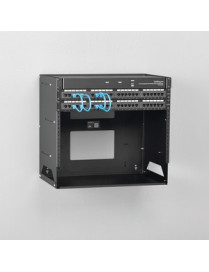 StarTech.com 8U Wallmount Server Rack with Built-in Shelf - Solid Steel - Adjustable Depth 12in to 18in - Mount your server, net