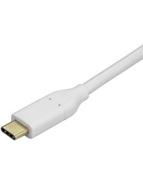 StarTech.com USB-C to Mini DisplayPort Adapter - 4K 60Hz - White - USB Type-C to Mini DP Adapter - Thunderbolt 3 Compatible - US