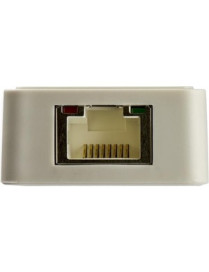 StarTech.com USB C to Gigabit Ethernet Adapter with USB A Port - White 1Gbps NIC USB 3.0/3.1 Type C to RJ45 Port/LAN Network Ada