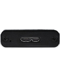 StarTech.com M.2 SSD Enclosure for M.2 SATA SSDs - USB 3.1 (10Gbps) with USB-C Cable - External Enclosure for USB-C Host - Alumi