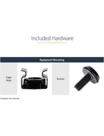 StarTech.com 15U 19" Wall Mount Network Rack - Adjustable Depth 12-20" Open Frame for Server Room /AV/Data/Computer Equipment w/