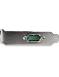 StarTech.com 1-port PCI Express RS232 Serial Adapter Card - PCIe Serial DB9 Controller Card 16950 UART - Low Profile - Windows/L