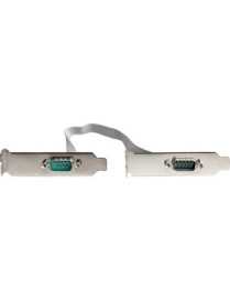 StarTech.com 2-port PCI Express RS232 Serial Adapter Card - PCIe Serial DB9 Controller Card 16950 UART - Low Profile - Windows a