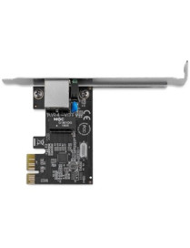 StarTech.com 1 Port PCI Express PCIe Gigabit Network Server Adapter NIC Card - Dual Profile - Add a 10/100/1000Mbps Ethernet por
