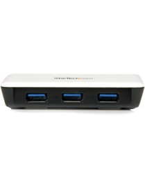 StarTech.com USB 3.0 to Gigabit Ethernet NIC Network Adapter with 3 Port Hub - White - Add Gigabit Ethernet connectivity and 3 U