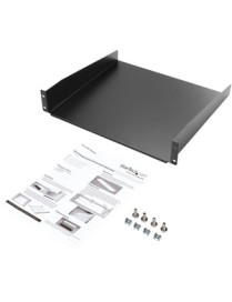 StarTech.com StarTech.com Black Standard Universal Server Rack Cabinet Shelf - Add a sturdy, fixed shelf into almost any server 