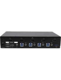 StarTech.com 4-Port HDMI KVM Switch - Built-in USB 3.0 Hub for Peripheral Devices - 1080p - Control four HDMI computers using a 