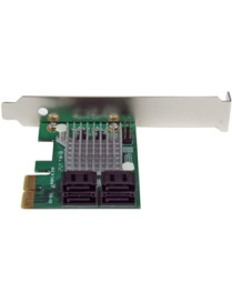 StarTech.com 4 Port PCI Express 2.0 SATA III 6Gbps RAID Controller Card with HyperDuo SSD Tiering - Add 4 Internal SATA III (6Gb