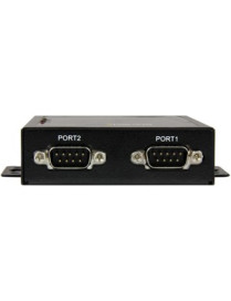 StarTech.com 2 Port Serial-to-IP Ethernet Device Server - RS232 - Metal and Mountable - Serial Device Server - Connect configure
