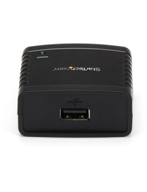 StarTech.com 10/100Mbps Ethernet to USB 2.0 Network LPR Print Server - USB Print Server with 10Base-T/100Base-TX Auto-sensing - 