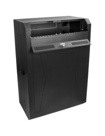 StarTech.com 8U 19" Vertical Wall Mount Server Rack Cabinet Enclosure - Low Profile (15") - 30" Deep Locking w/2U for Network IT