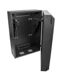 StarTech.com 8U 19" Vertical Wall Mount Server Rack Cabinet Enclosure - Low Profile (15") - 30" Deep Locking w/2U for Network IT