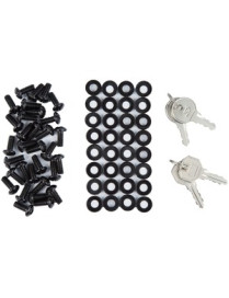 StarTech.com 8U 19" Vertical Wall Mount Server Rack Cabinet Enclosure - Low Profile (15") - 30" Deep Locking w/2U for Network IT