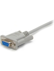 StarTech.com StarTech.com 10 ft Cross Wired DB9 to DB25 Serial Null Modem Cable - Null modem cable - DB-9 (F) - DB-25 (M) - 10 f