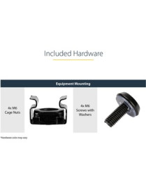 StarTech.com 1U Vented Server Rack Cabinet Shelf - Fixed 16" Deep Cantilever Rackmount Tray for 19" Data/AV/Network Enclosure w/