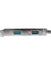 StarTech.com 2 Port PCIe Serial Adapter Card with 16550 - Add 2 RS-232 serial ports to your standard or small form factor comput