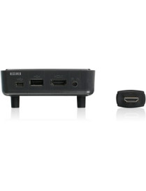 IOGEAR Wireless HDMI Transmitter and Receiver Kit - 1 Input Device - 1 Output Device - 30 ft (9144 mm) Range - 1 x USB - 1 x HDM