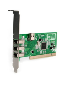 StarTech.com StarTech.com 4 Port IEEE-1394 FireWire PCI Card - Add 4 FireWire ports to a desktop computer through a PCI slot - p