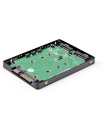 StarTech.com Dual M.2 SATA Adapter with RAID - 2x M.2 SSDs to 2.5in SATA (6Gbps) RAID Adapter Converter with TRIM Support - Inst
