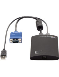 StarTech.com StarTech.com KVM Console to USB 2.0 Portable Laptop Crash Cart Adapter - Notebook Netbook Crash cart adapter - Comp