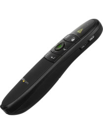 Startech Wireless Presentation Remote with Green Laser Pointer - 90 ft. (27 m) - USB Presentation Clicker for Mac and Windows - 