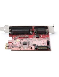 StarTech.com PCIe Card with Serial and Parallel Port, PCI Express Combo Expansion Adapter Card, 1xDB25 Parallel Port, 1x RS232 S