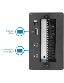 StarTech.com Thunderbolt 3 to M.2 adapter - External PCI Express Enclosure - Chassis plus card - The Thunderbolt 3 M.2 enclosure