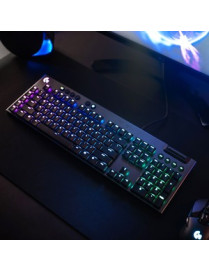 Logitech G815 LIGHTSYNC RGB Mechanical Gaming Keyboard with Low Profile GL Tactile key switch, 5 programmable G-keys,USB Passthr