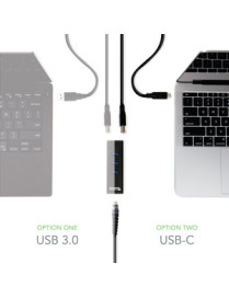 Plugable USB Hub with Ethernet, 3 port USB 3.0 Bus Powered Hub with Gigabit Ethernet Compatible with Windows, MacBook, Linux, Ch