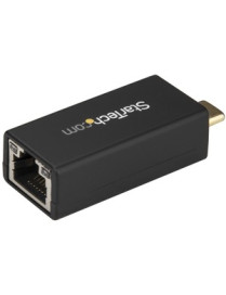 StarTech.com USB C to Gigabit Ethernet Adapter - 1Gbps NIC USB 3.0/3.1 Type C to RJ45 Port/LAN Network Adapter TB3 Compatible/ M