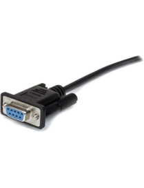 StarTech.com 3m Black Straight Through DB9 RS232 Serial Cable - M/F - Extend the connection between your DB9 serial devices by u