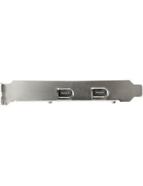 StarTech.com 2 Port 1394a PCI Express FireWire Card - TI TSB82AA2 Chipset - Plug-and-Play - PCIe FireWire Adapter (PEX1394A2V2) 