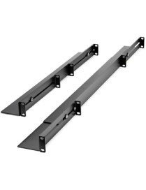 StarTech.com 1U 19" Server Rack Rails 24-36" Adjustable Depth /Universal 4 Post Network/Server/UPS Equipment Mounting Rack Mount