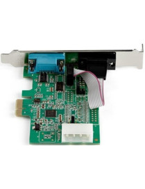 StarTech.com 2-port PCI Express RS232 Serial Adapter Card - PCIe to Dual Serial DB9 RS-232 Controller - 16950 UART - Windows and