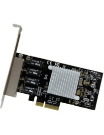 StarTech.com 4-Port Gigabit Ethernet Network Card - PCI Express, Intel I350 NIC - Quad Port PCIe Network Adapter Card w/ Intel C