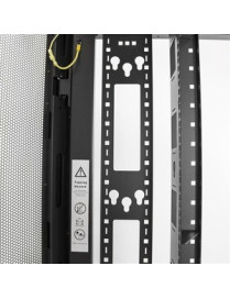 StarTech.com 42U 19" Server Rack Cabinet /4 Post Adjustable Deep 3-35" Mobile Locking Vented IT/Data Network Equipment Enclosure