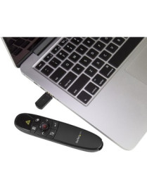 Startech Star Tech.com Wireless Presentation Remote with Red Laser Pointer - 90 ft. - PowerPoint Presentation Clicker for Mac & 